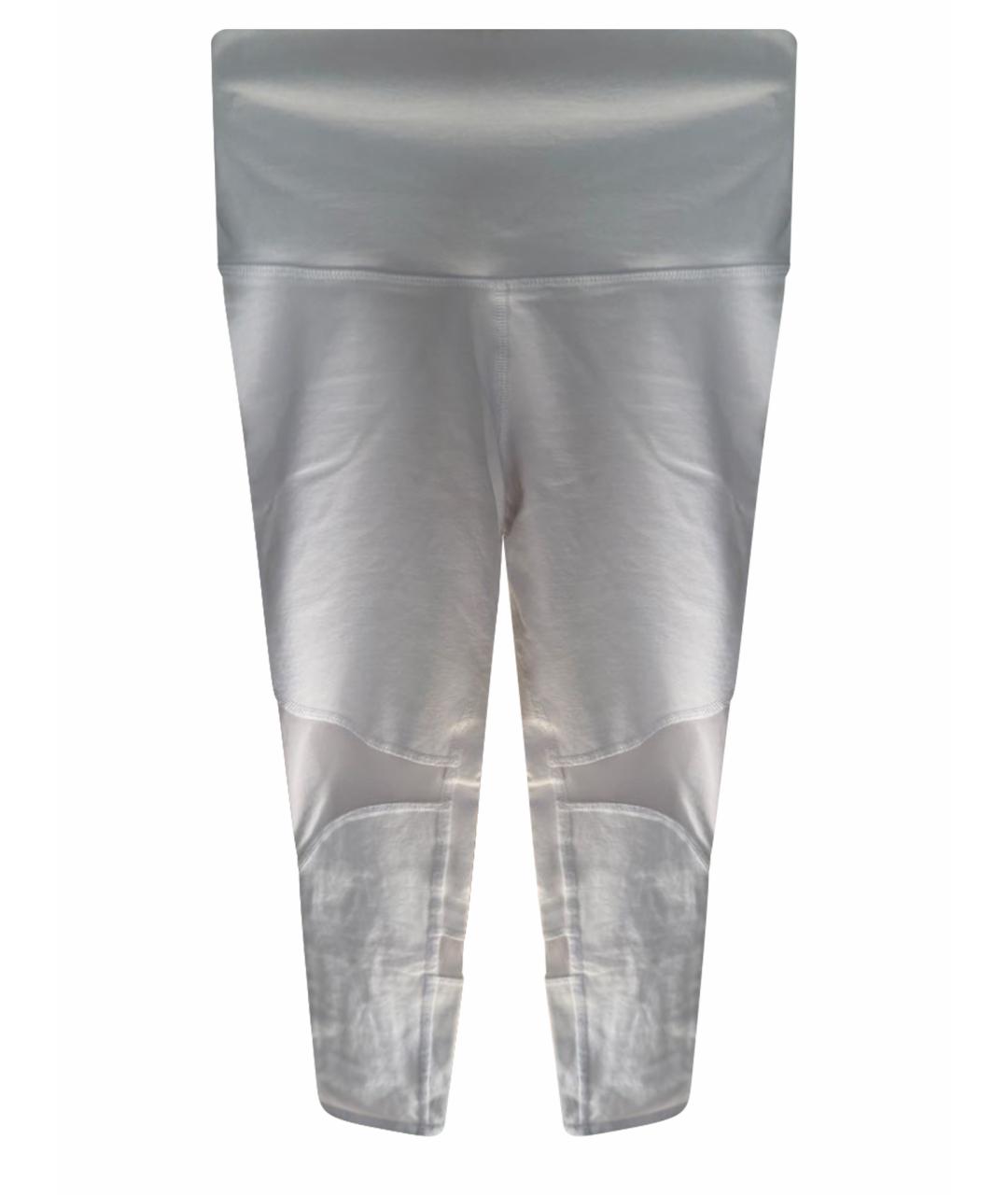 ALO YOGA Белые полиэстеровые спортивные брюки и шорты, фото 1