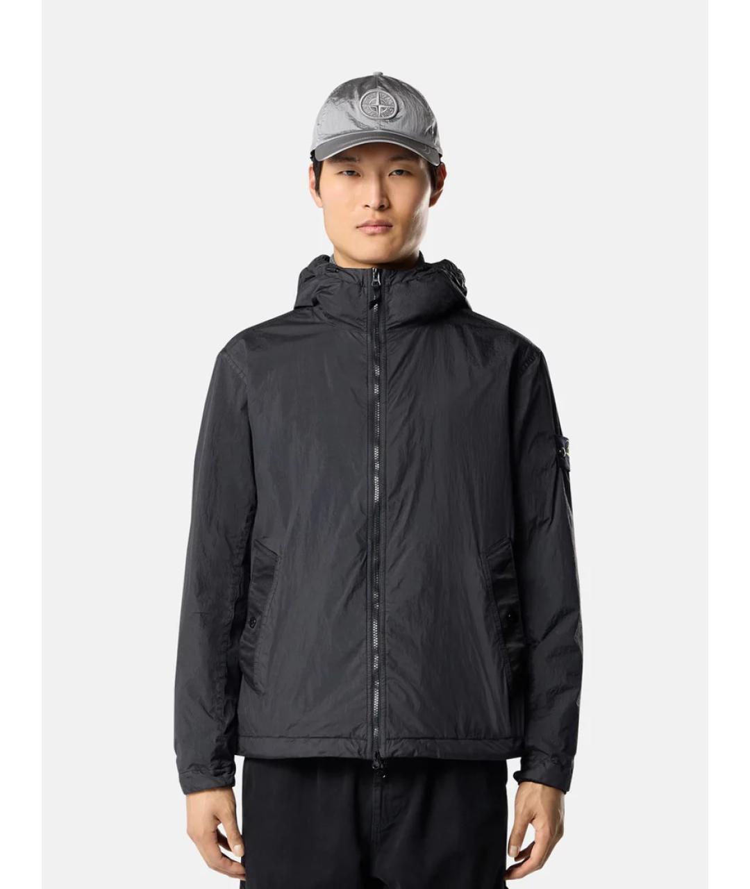 STONE ISLAND Черная куртка, фото 3