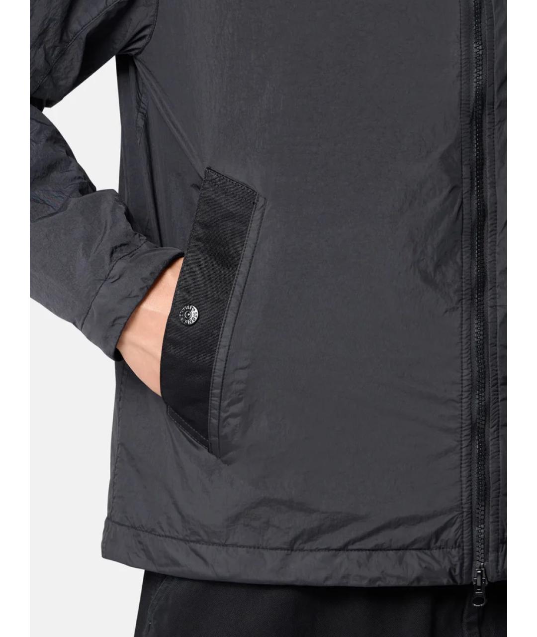 STONE ISLAND Черная куртка, фото 5