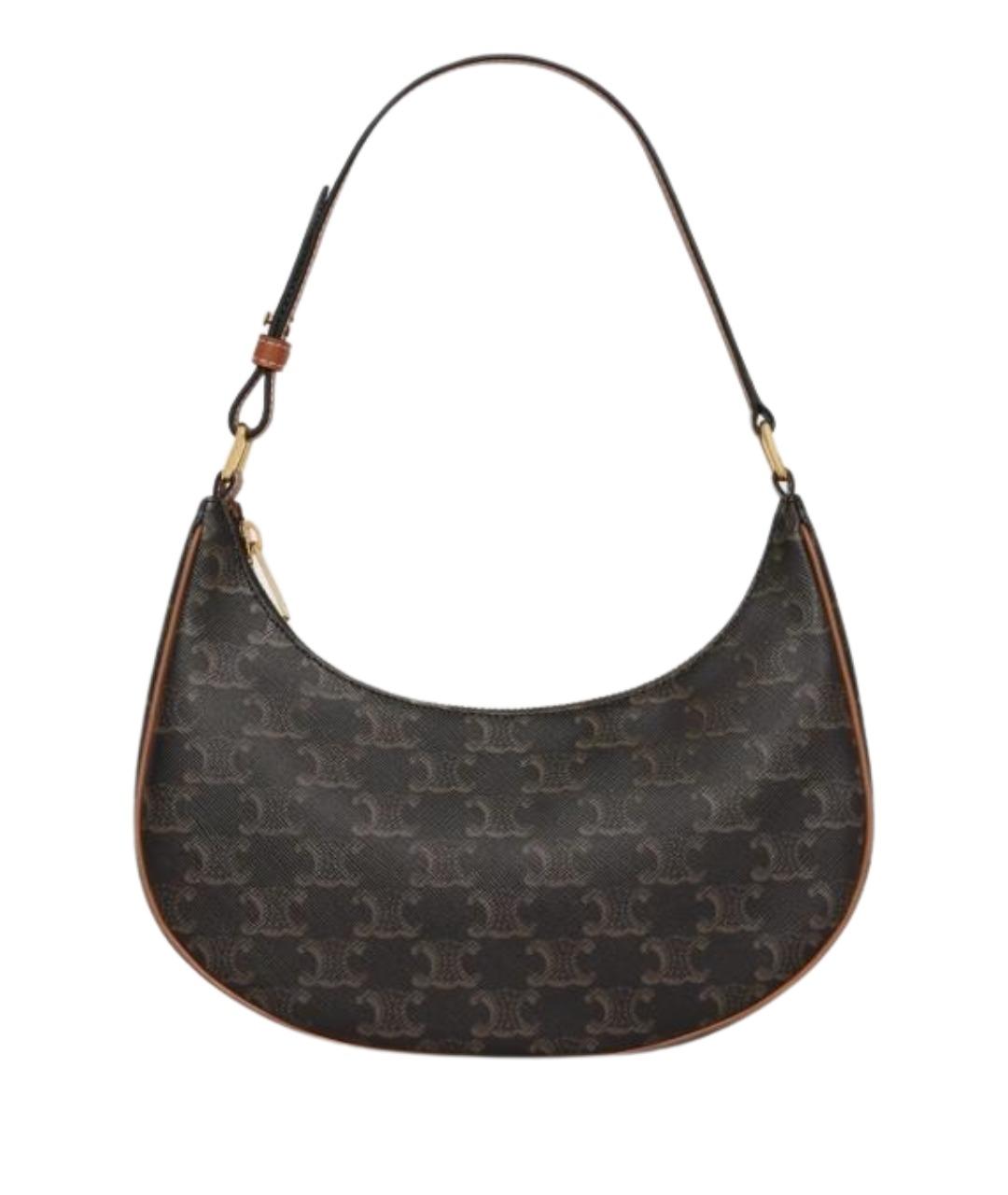 CELINE Коричневая сумка через плечо, фото 1