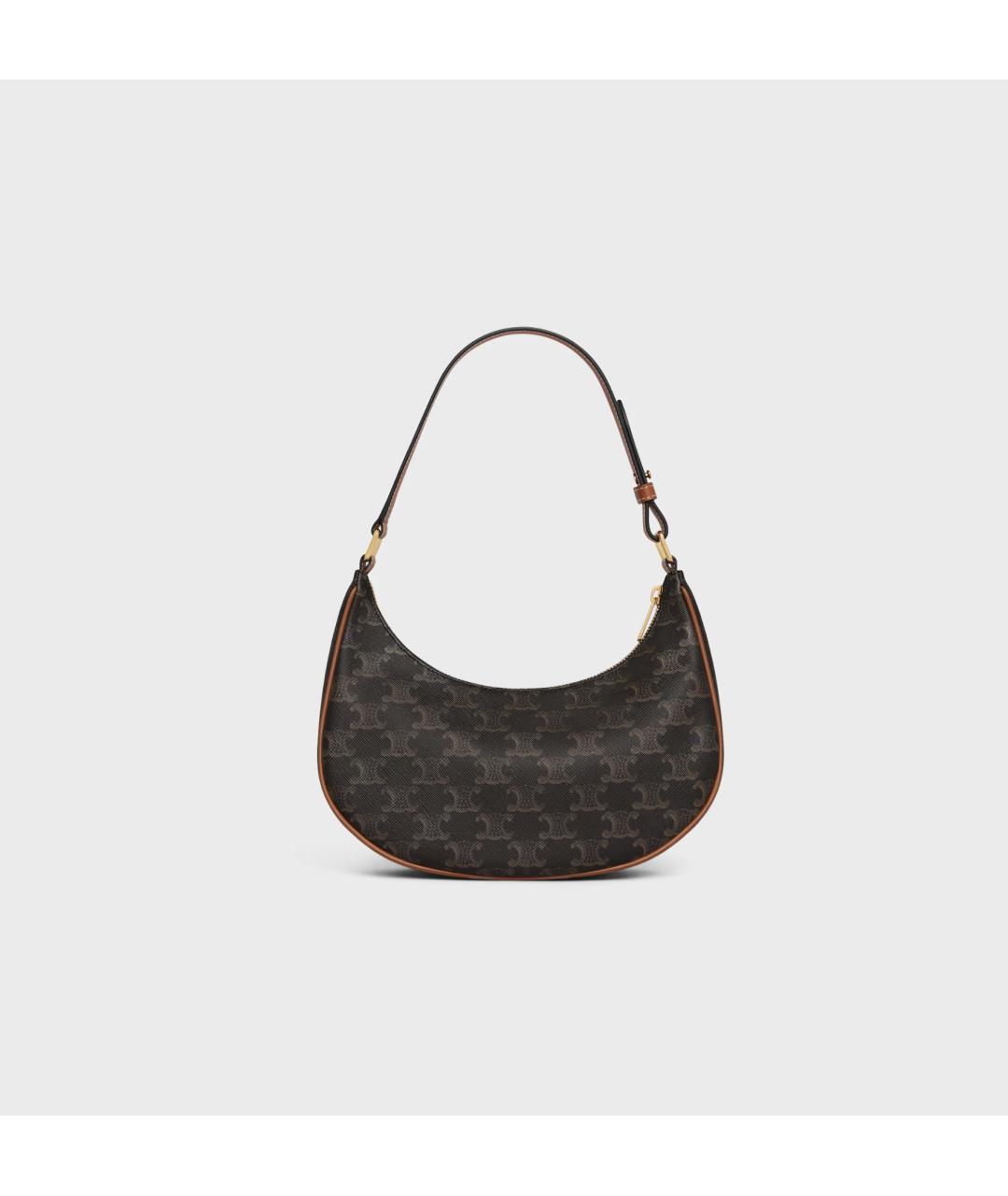 CELINE Коричневая сумка через плечо, фото 4