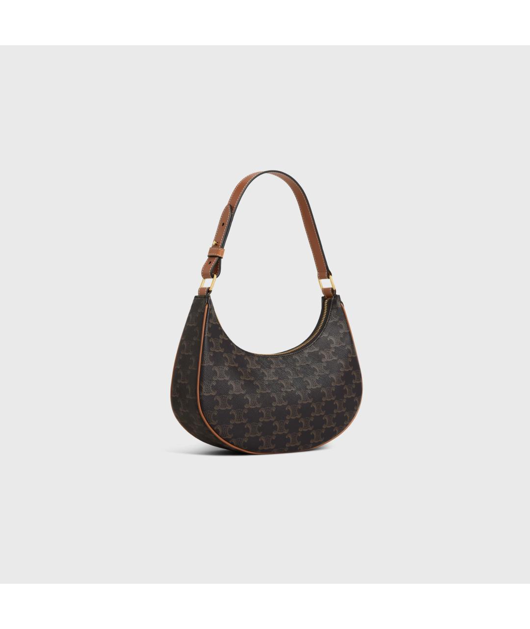 CELINE Коричневая сумка через плечо, фото 3