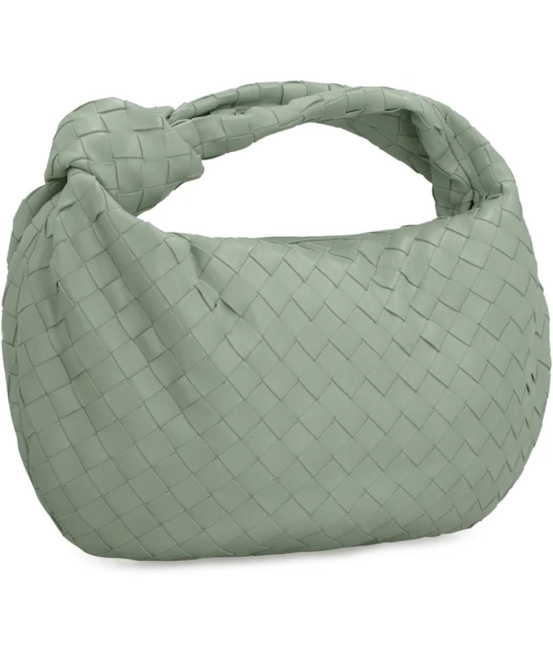 BOTTEGA VENETA Голубая кожаная сумка через плечо, фото 2