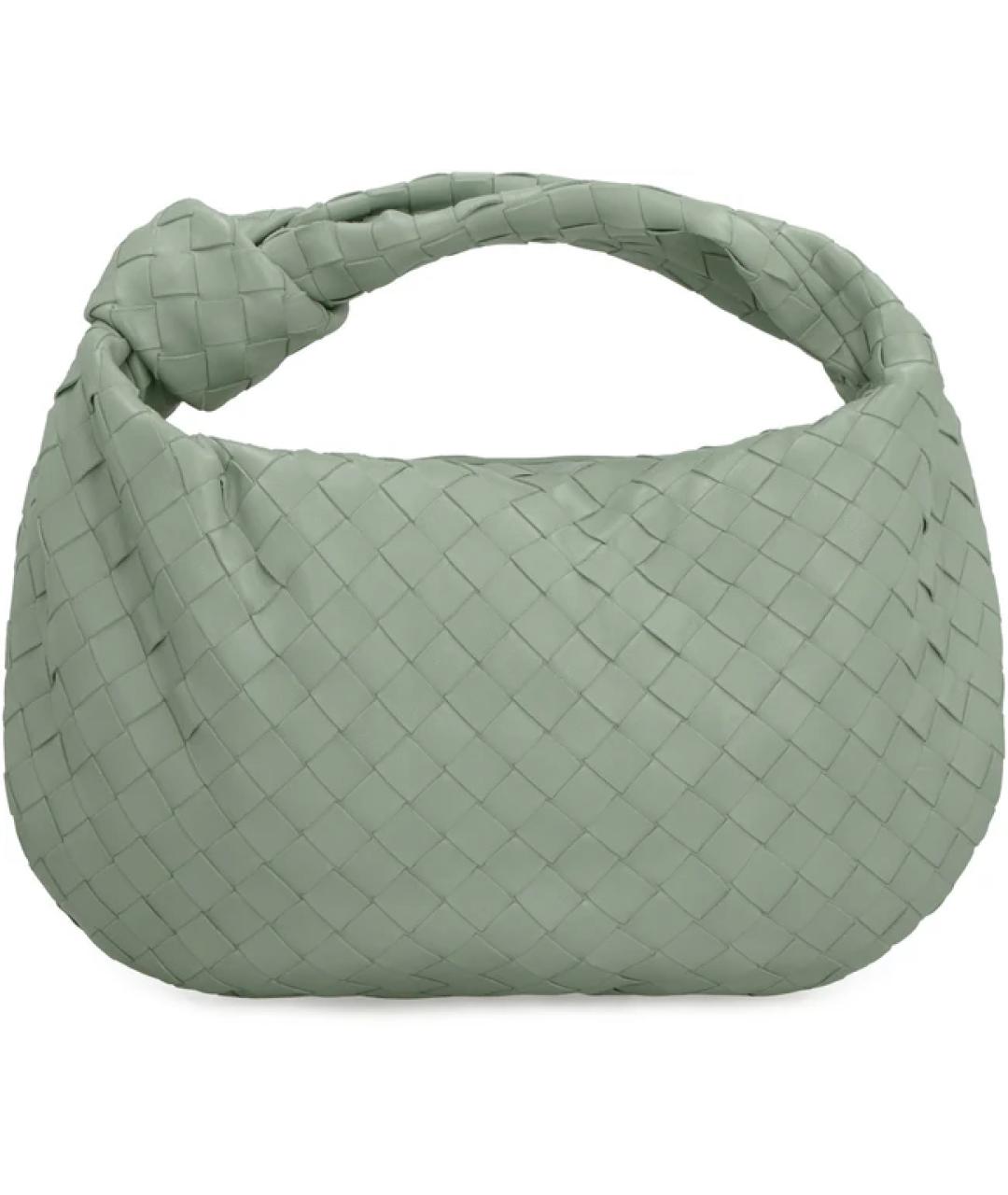 BOTTEGA VENETA Голубая кожаная сумка через плечо, фото 1