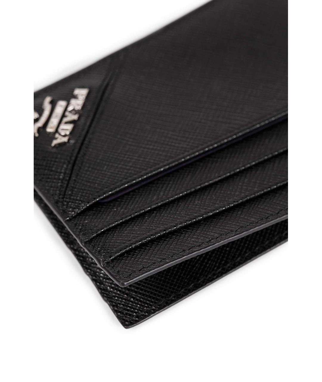 PRADA Черный кожаный кардхолдер, фото 2