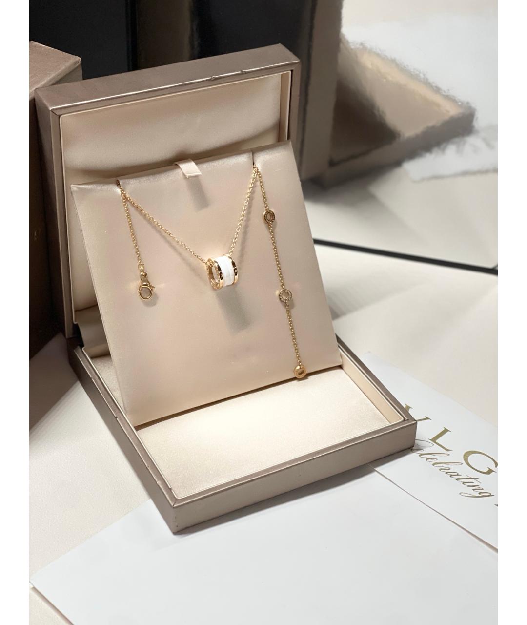 BVLGARI Золотое колье из розового золота, фото 2