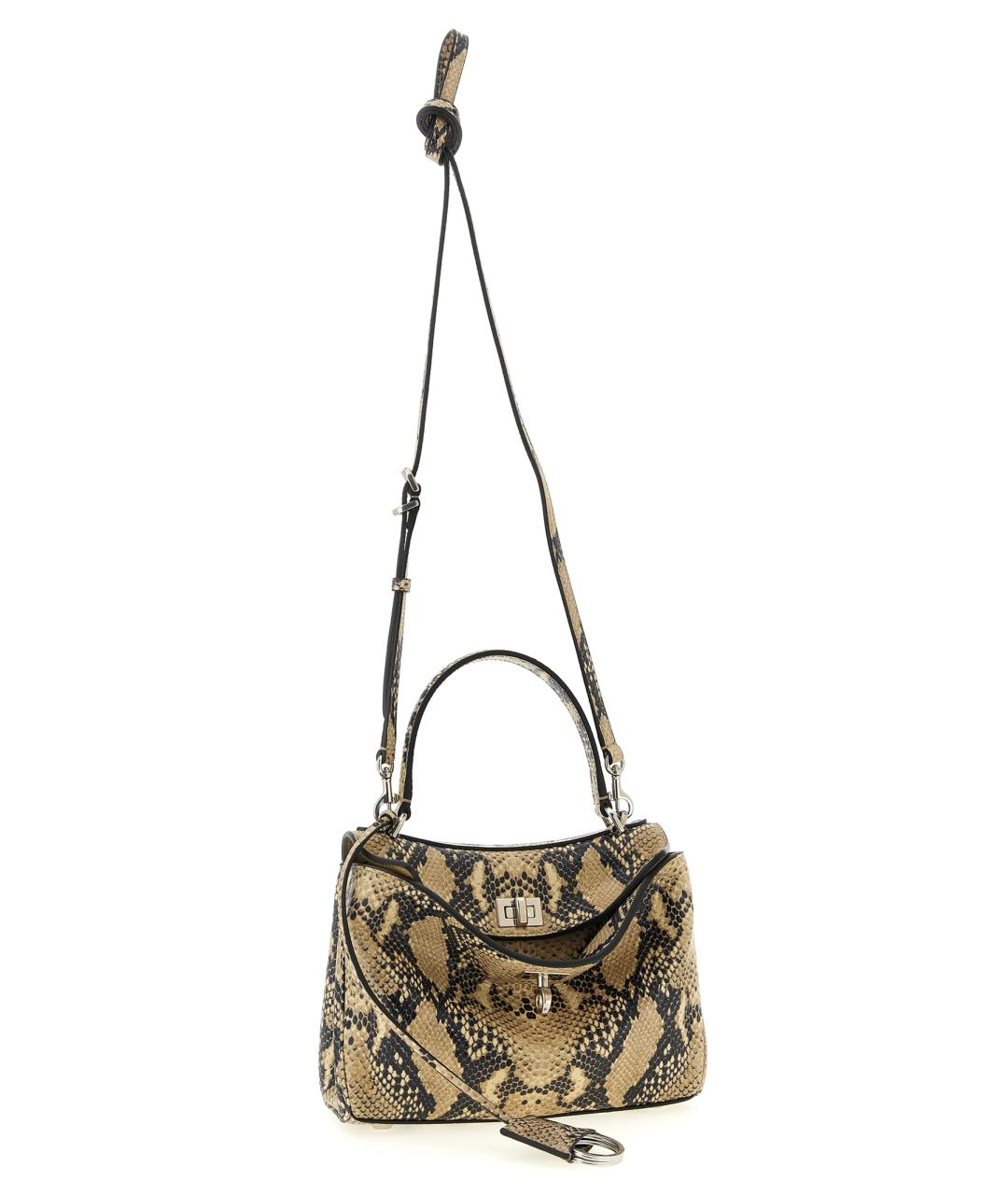 BALENCIAGA Бежевая кожаная сумка тоут, фото 3