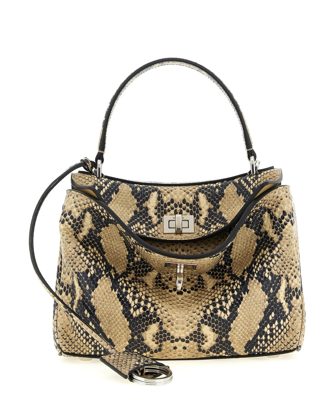 BALENCIAGA Бежевая кожаная сумка тоут, фото 1