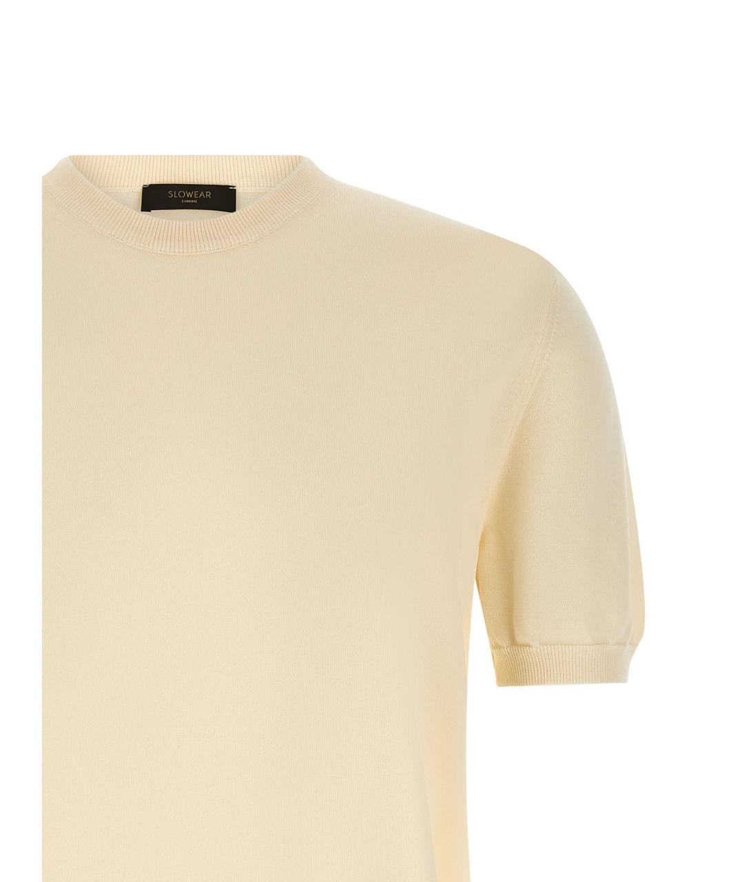 ZANONE Бежевый хлопковый джемпер / свитер, фото 3