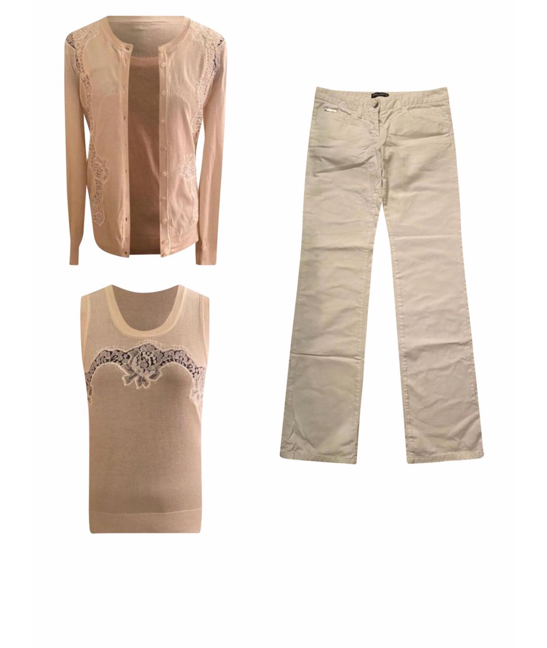 DOLCE&GABBANA Белый костюм с брюками, фото 1