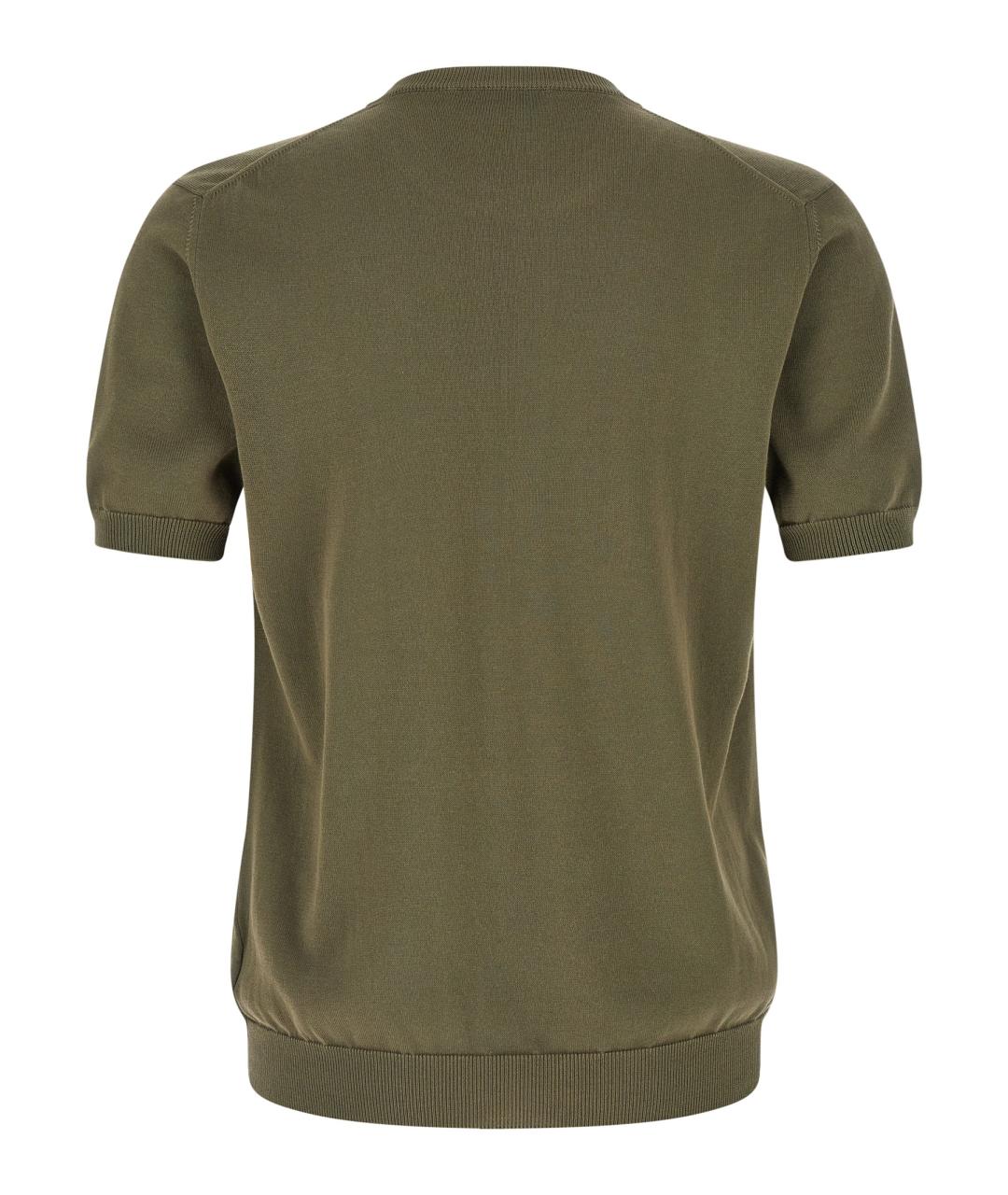 ZANONE Зеленый хлопковый джемпер / свитер, фото 2