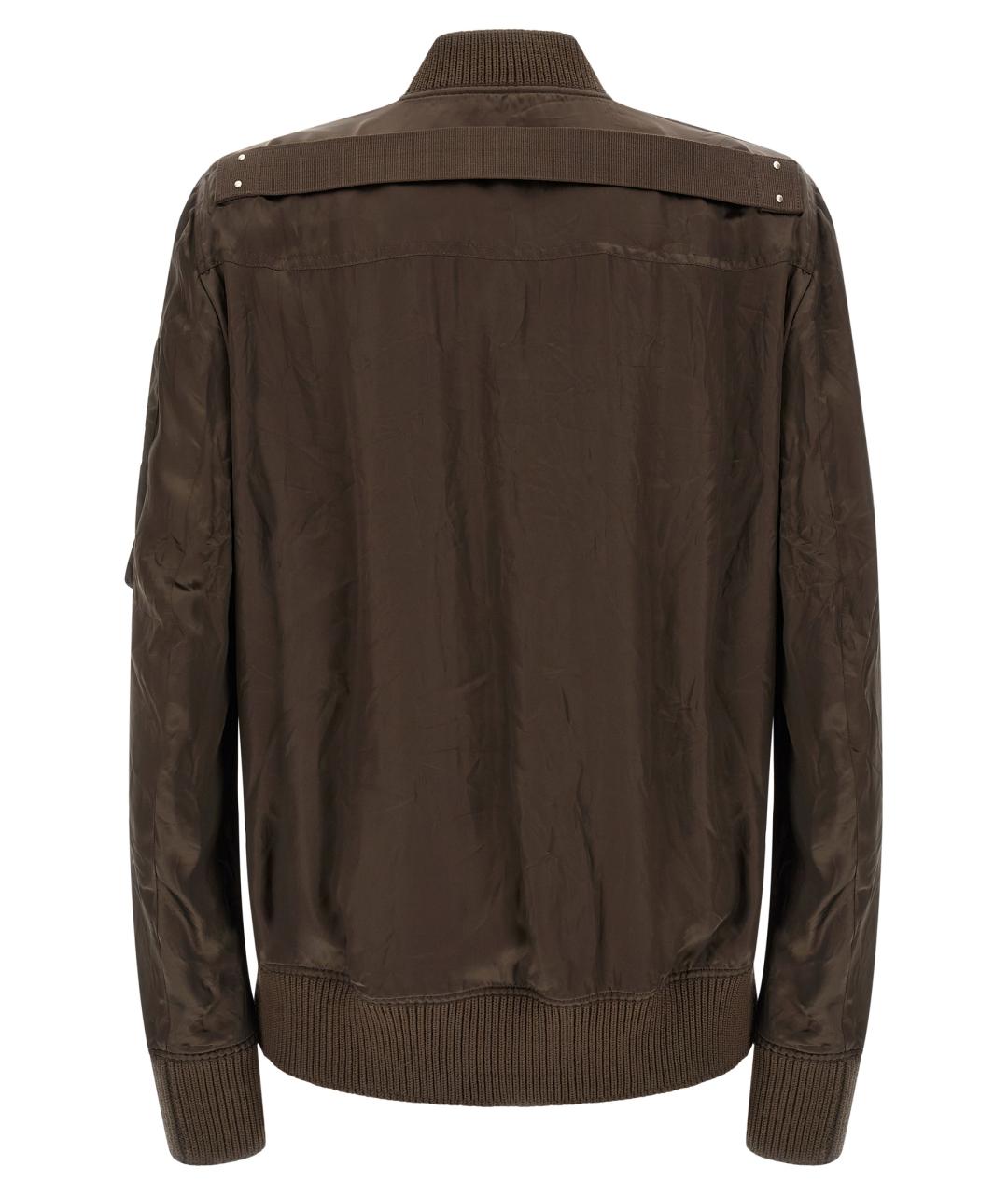 RICK OWENS Коричневая полиамидовая куртка, фото 2