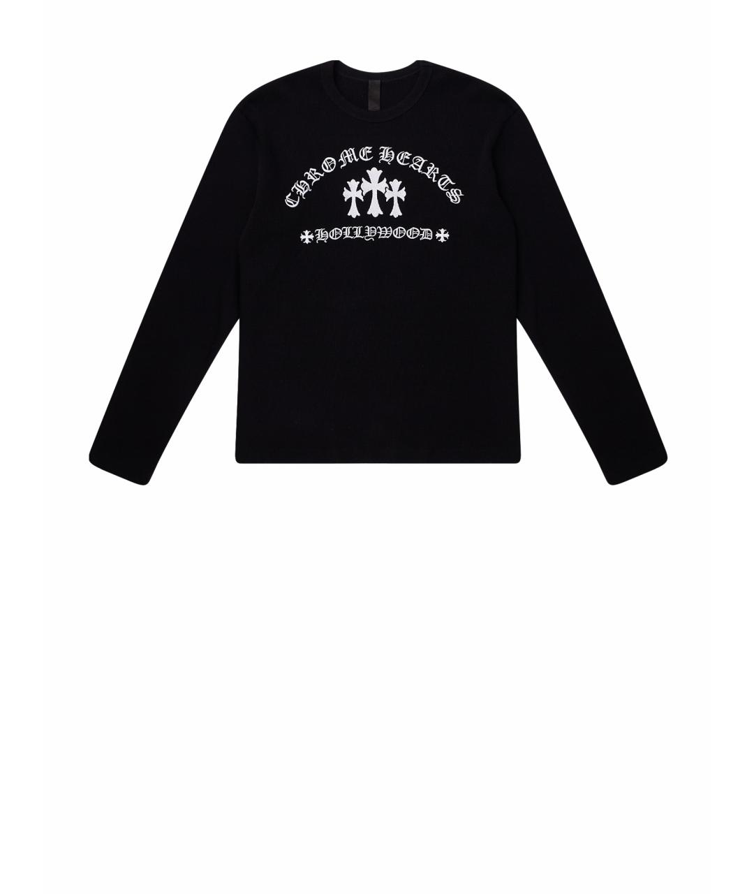 CHROME HEARTS Черный хлопковый джемпер / свитер, фото 1