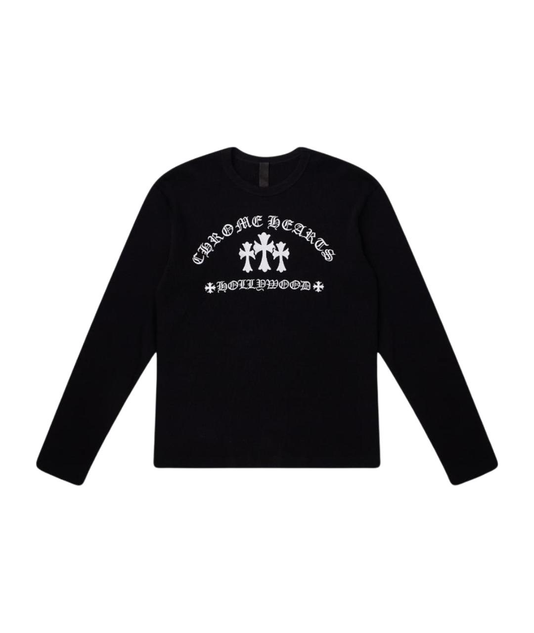 CHROME HEARTS Черный хлопковый джемпер / свитер, фото 1