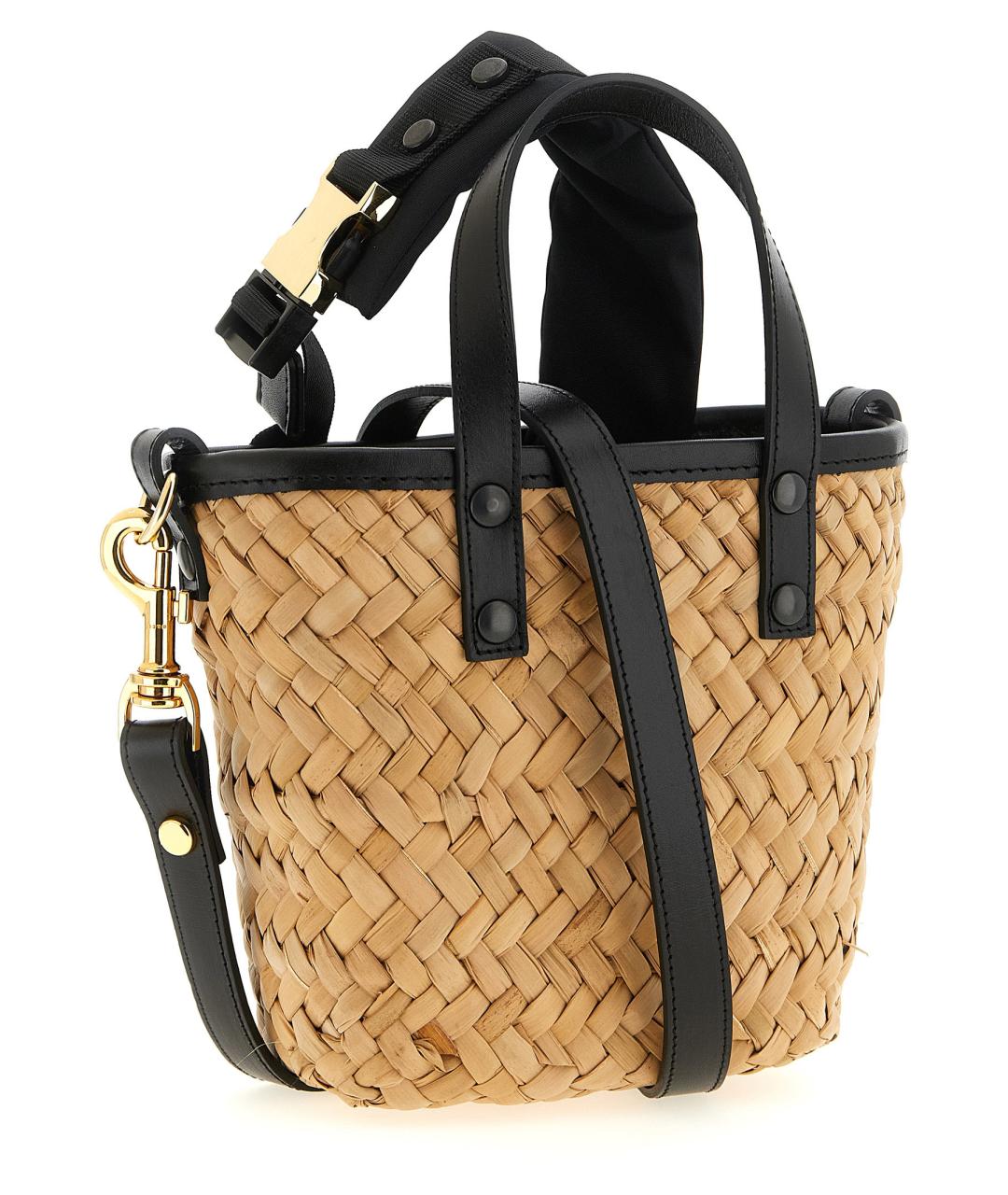 SACAI Бежевая пелетеная сумка тоут, фото 2