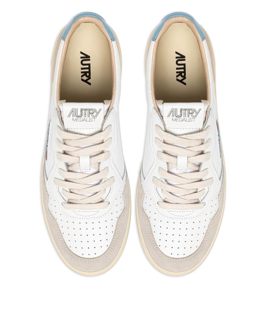 AUTRY Белые кожаные кеды, фото 4