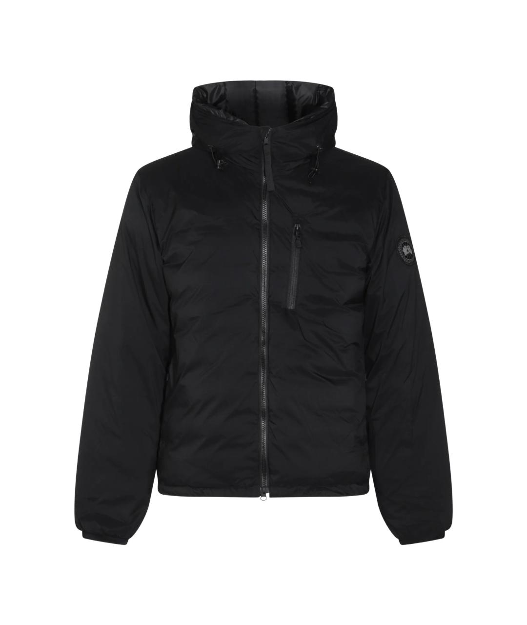 CANADA GOOSE Черная полиамидовая куртка, фото 1