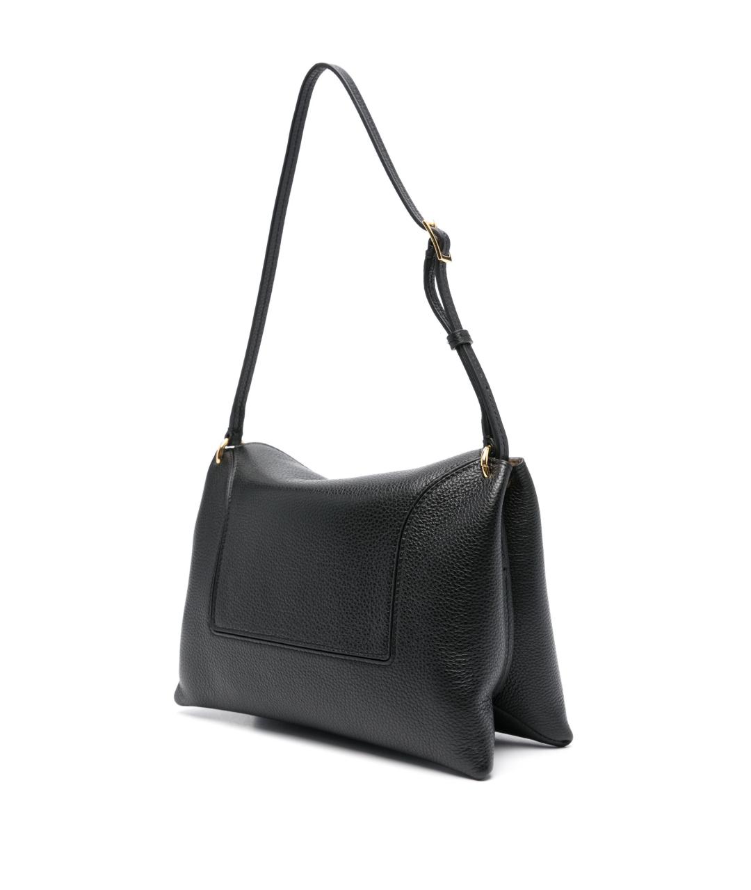 WANDLER Черная кожаная сумка через плечо, фото 3