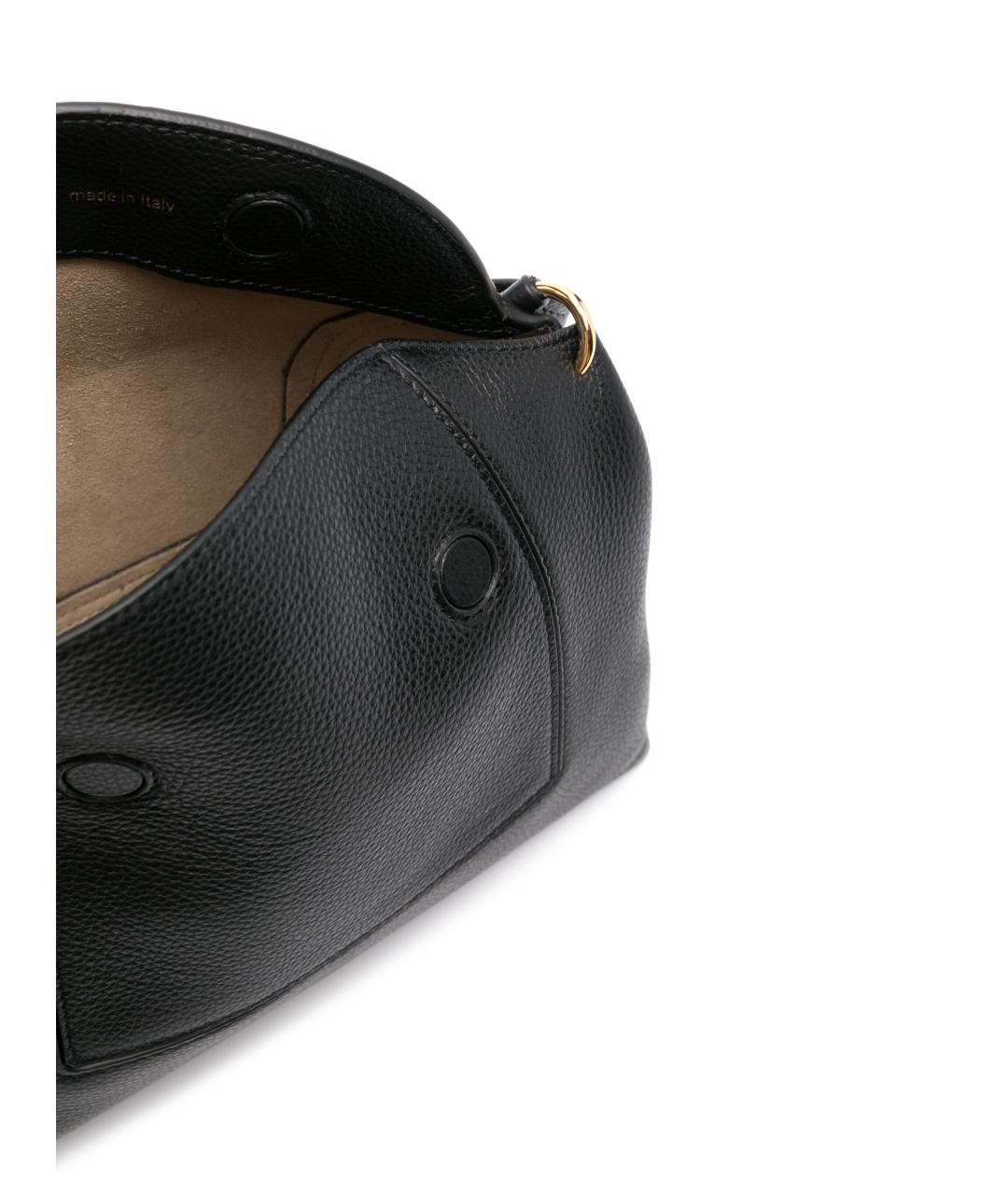 WANDLER Черная кожаная сумка через плечо, фото 5