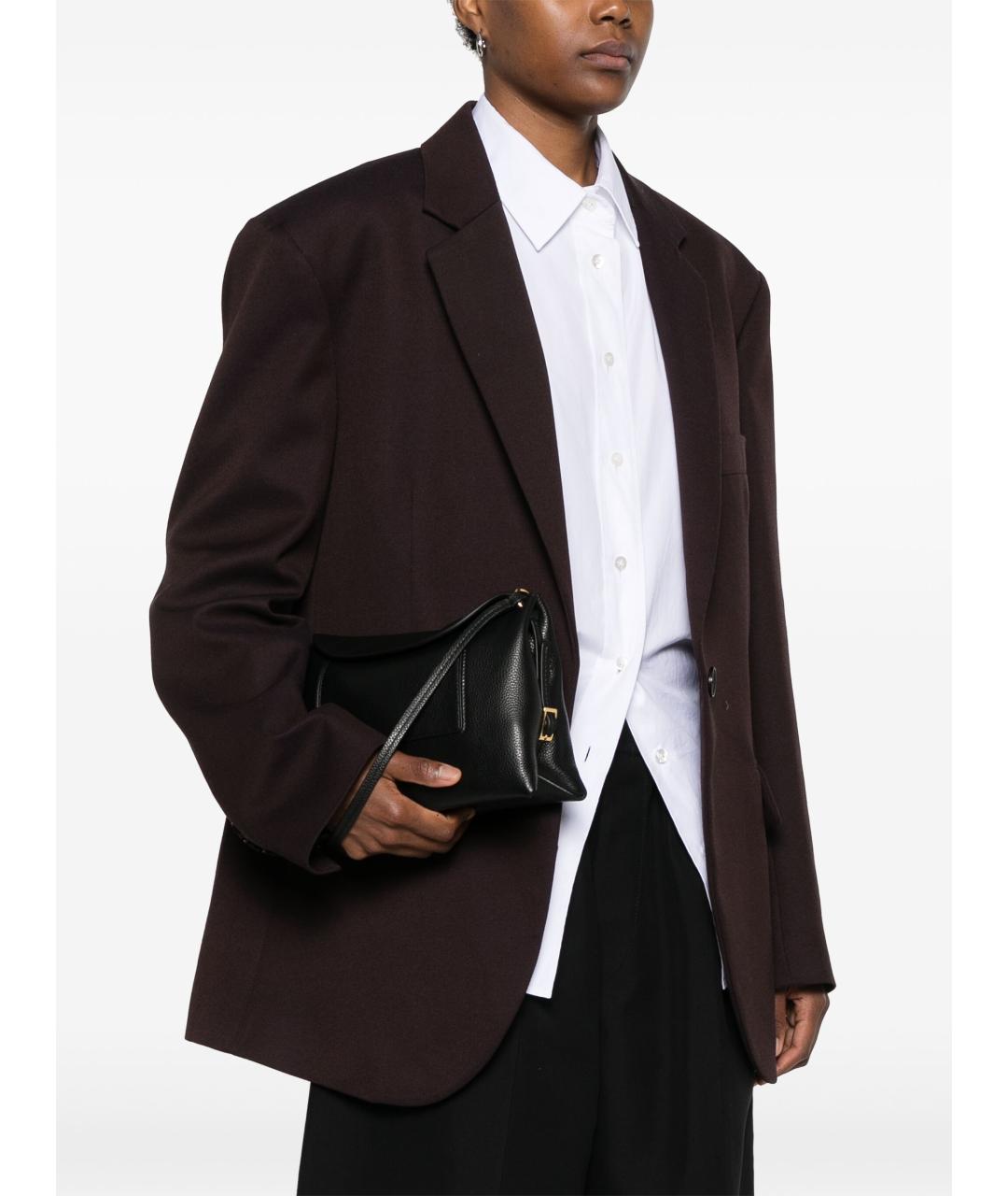 WANDLER Черная кожаная сумка через плечо, фото 2