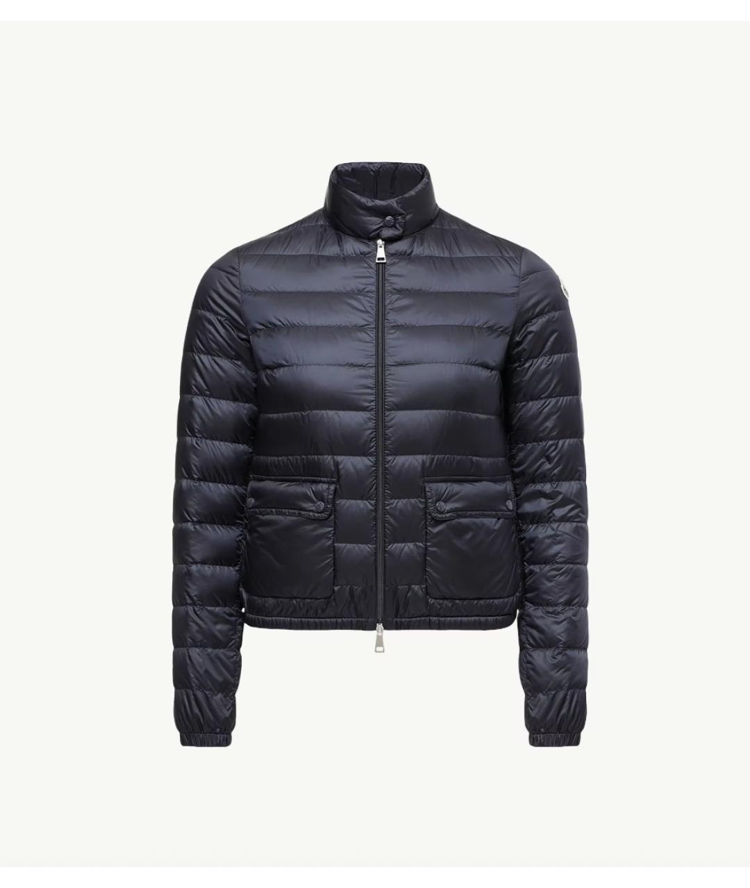 MONCLER Темно-синий пуховик, фото 6