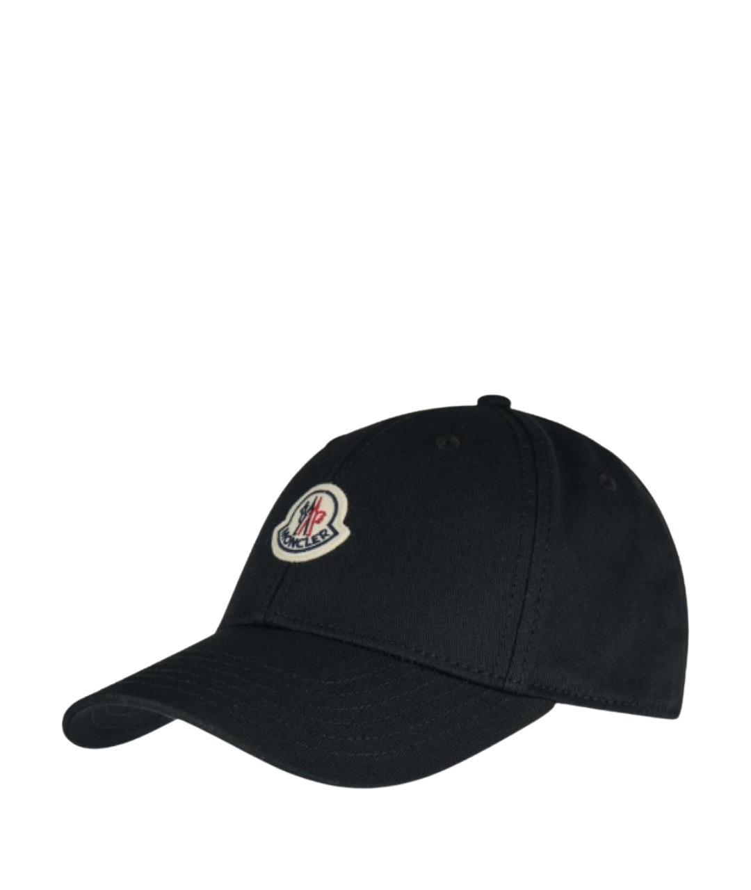 MONCLER Черная кепка, фото 1