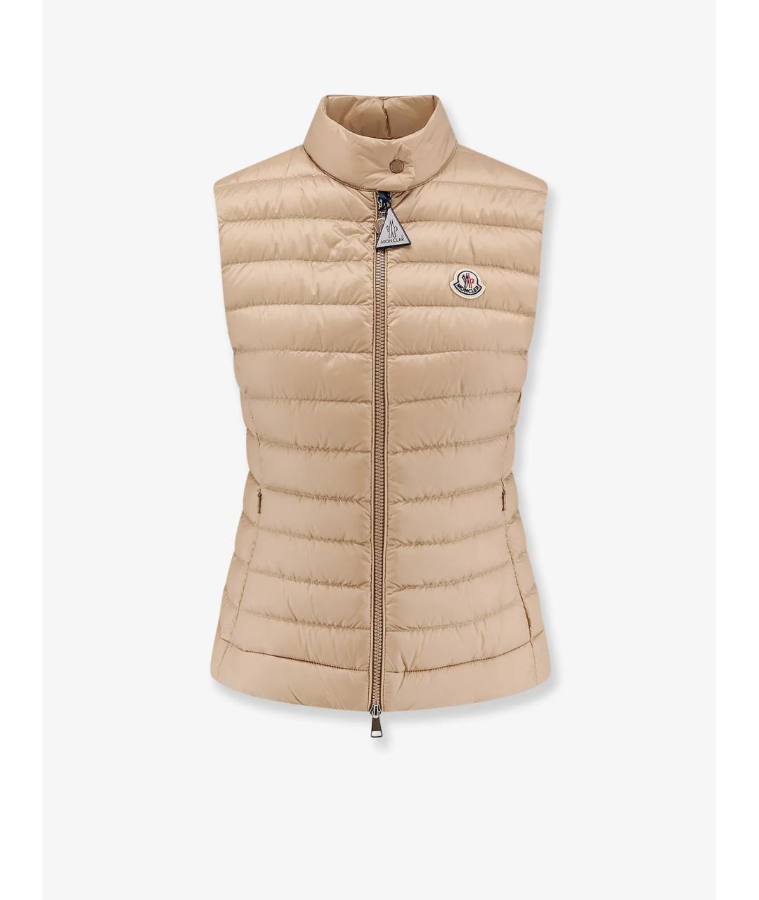 MONCLER Бежевый жилет, фото 5