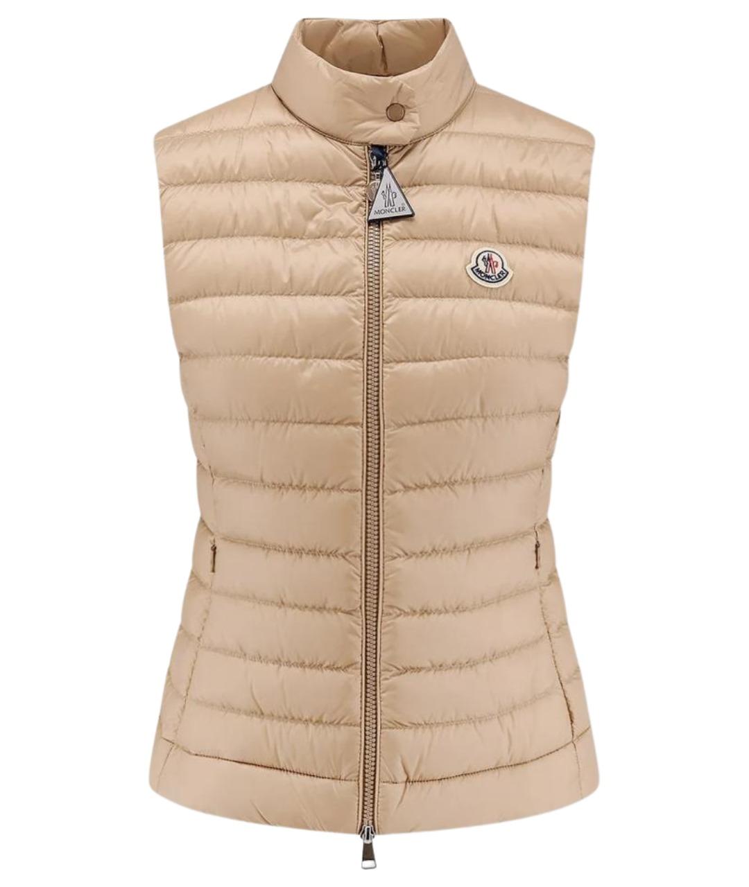 MONCLER Бежевый жилет, фото 1