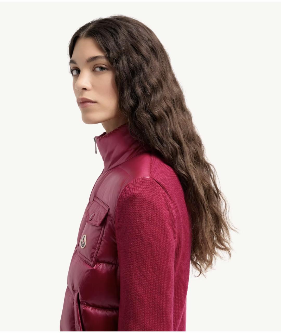 MONCLER Фуксия шерстяной кардиган, фото 3