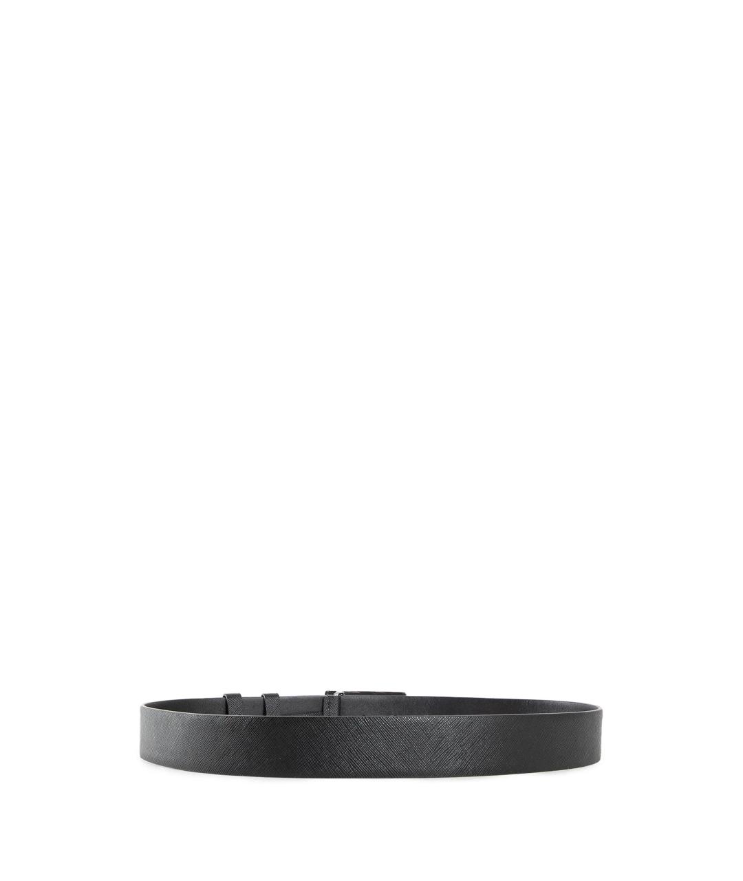 PRADA Черный кожаный ремень, фото 4