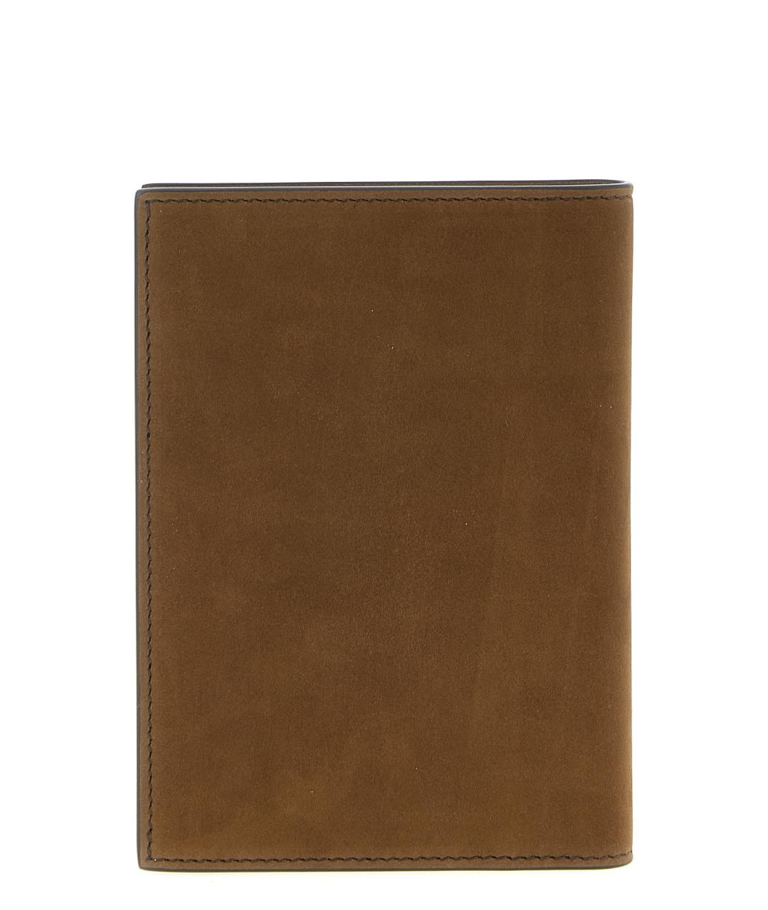 TOM FORD Коричневый кожаный кошелек, фото 2