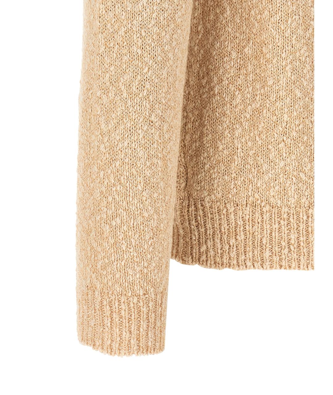 ZANONE Бежевый хлопковый джемпер / свитер, фото 4