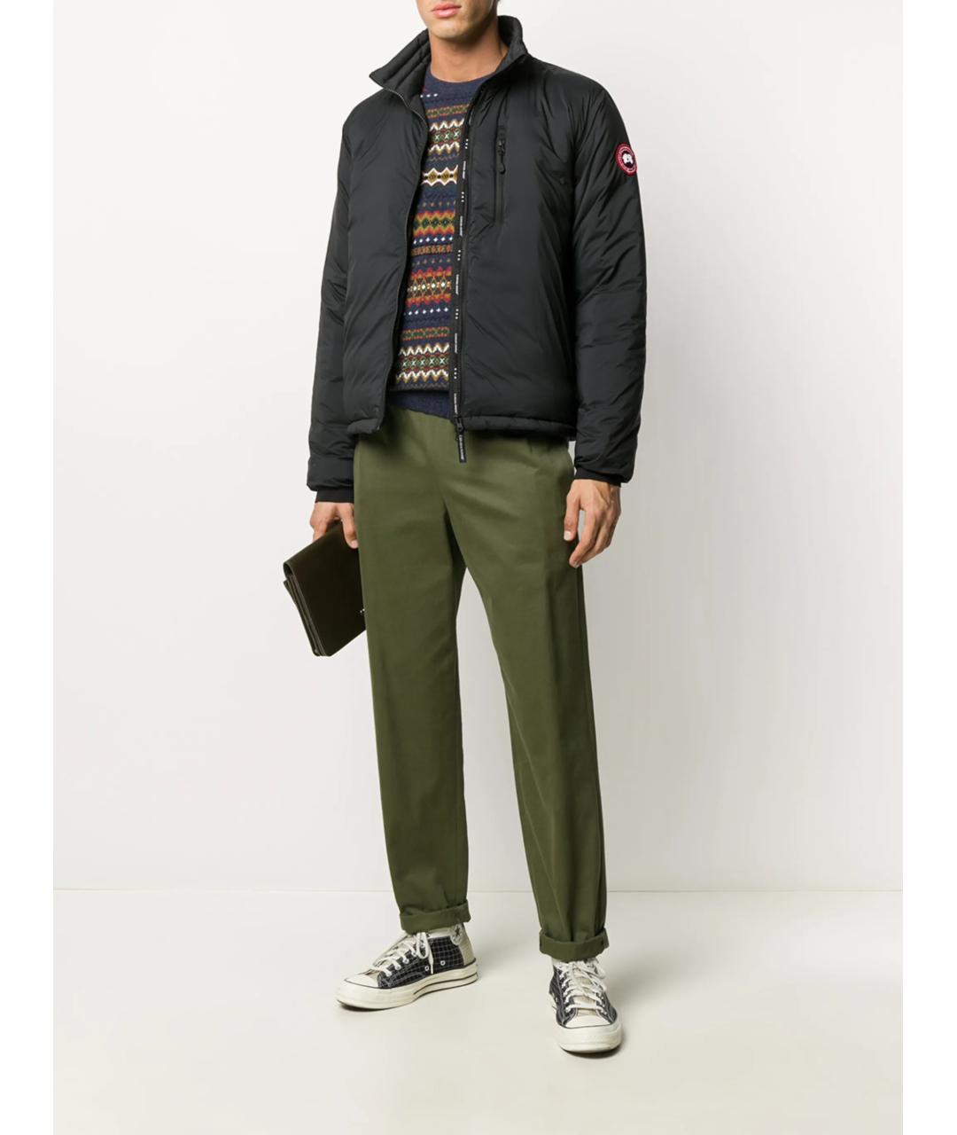 CANADA GOOSE Черный полиамидовый пуховик, фото 2