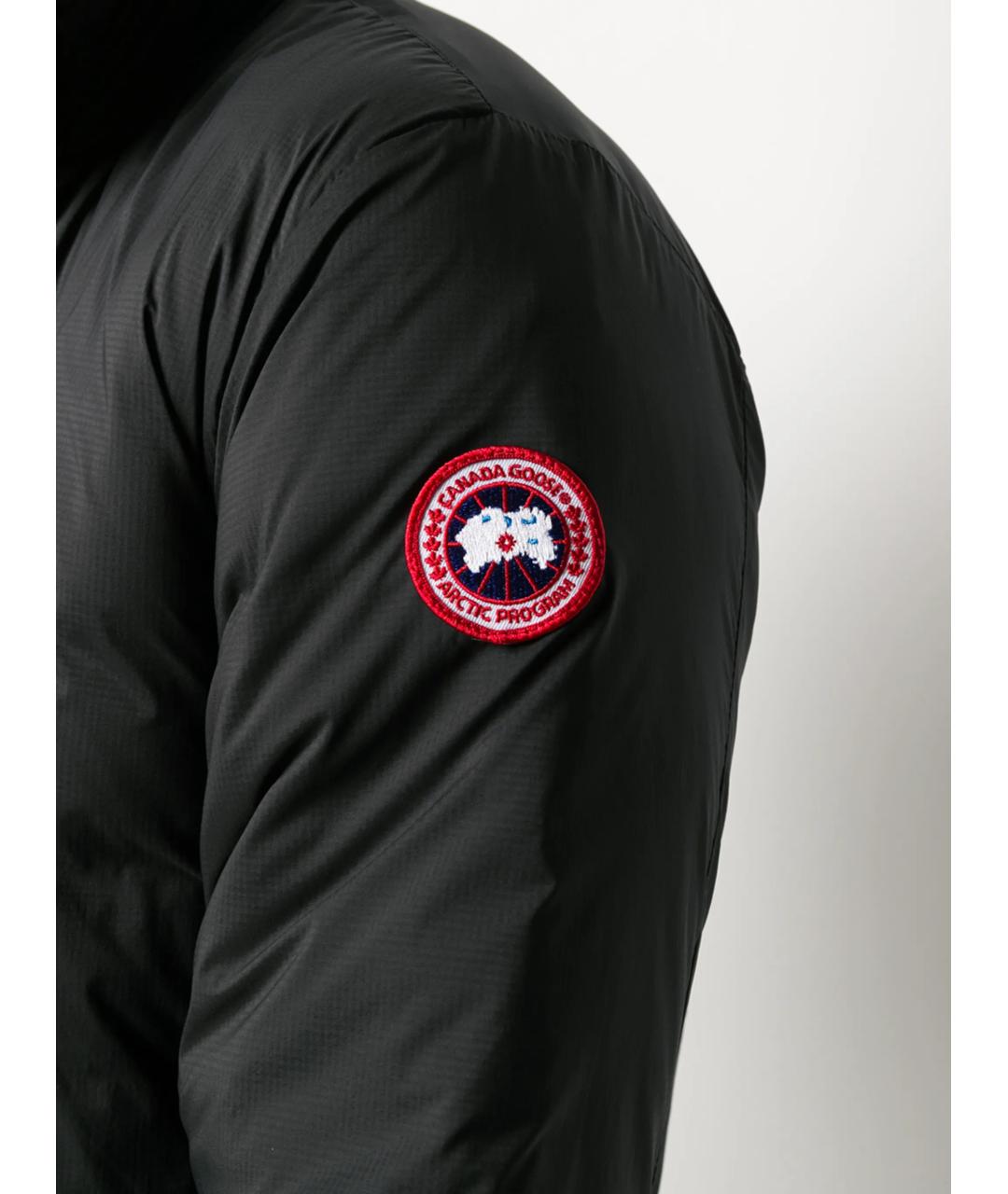 CANADA GOOSE Черный полиамидовый пуховик, фото 5