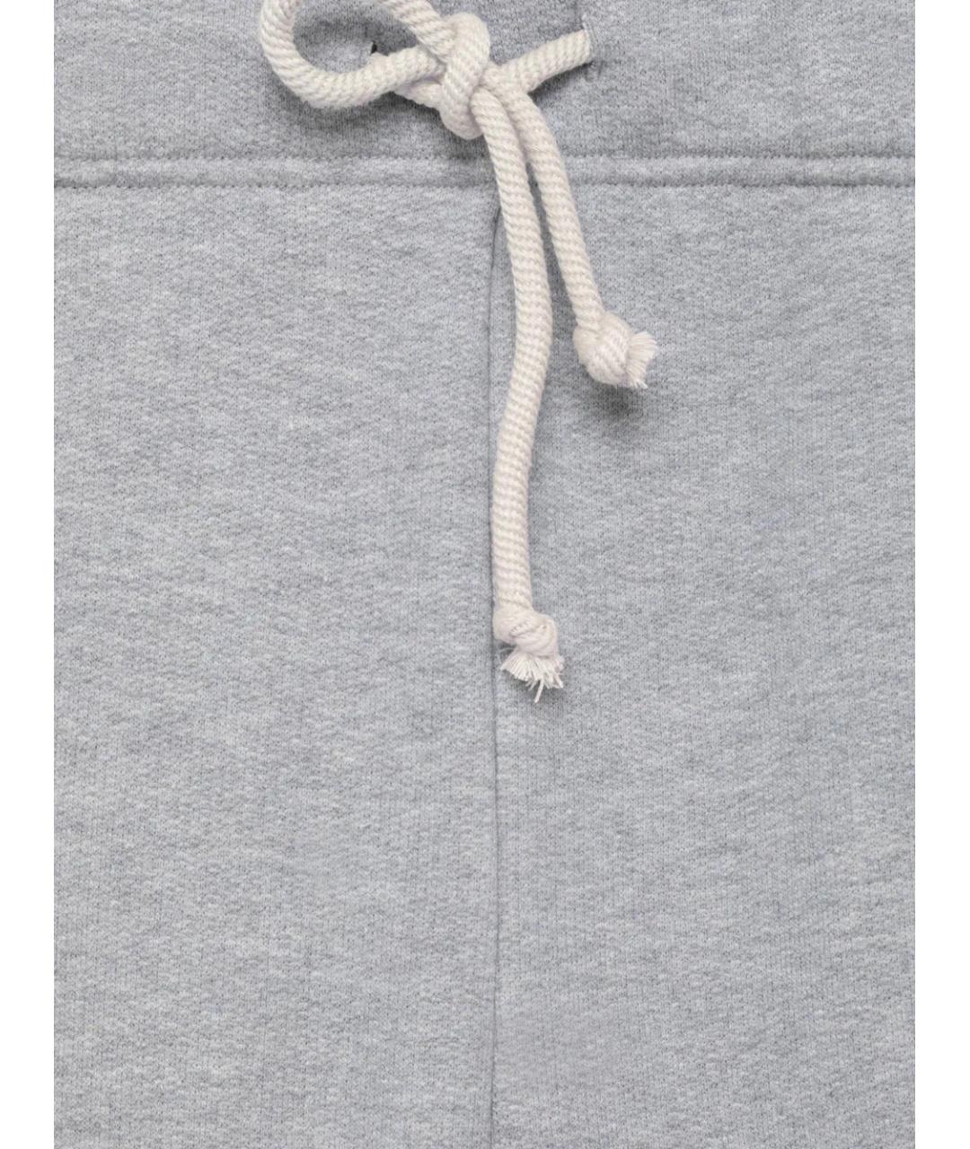 AUTRY Серые хлопковые повседневные брюки, фото 4