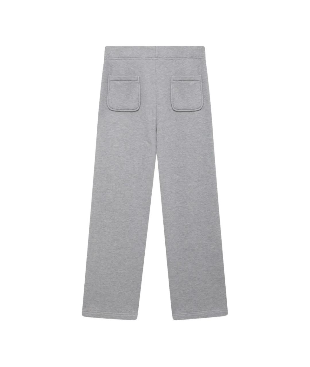 AUTRY Серые хлопковые повседневные брюки, фото 2