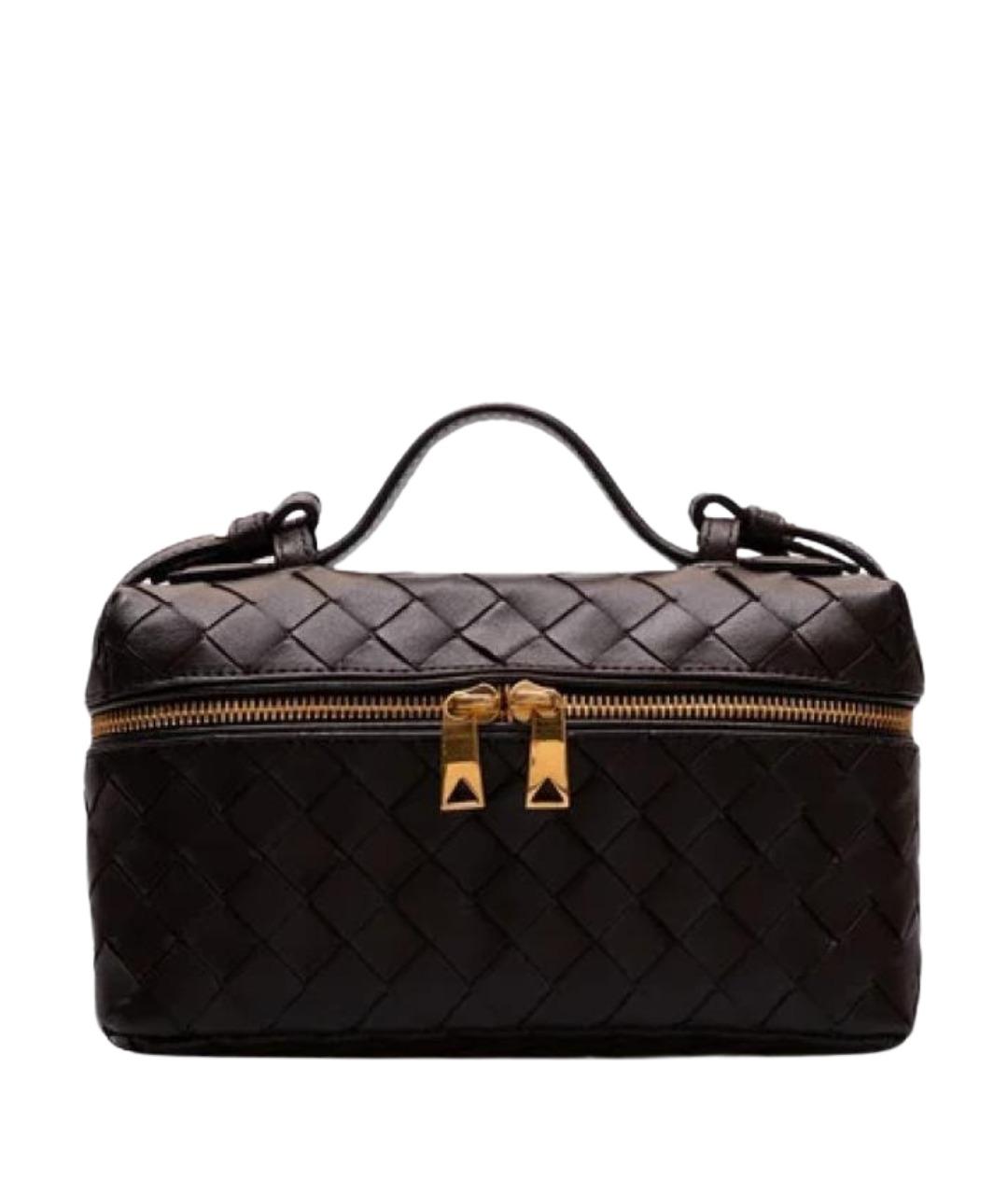 BOTTEGA VENETA Коричневая кожаная сумка через плечо, фото 1