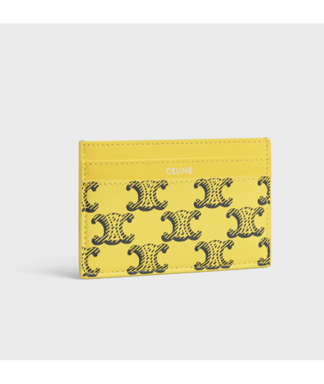 CELINE Желтый кардхолдер, фото 2
