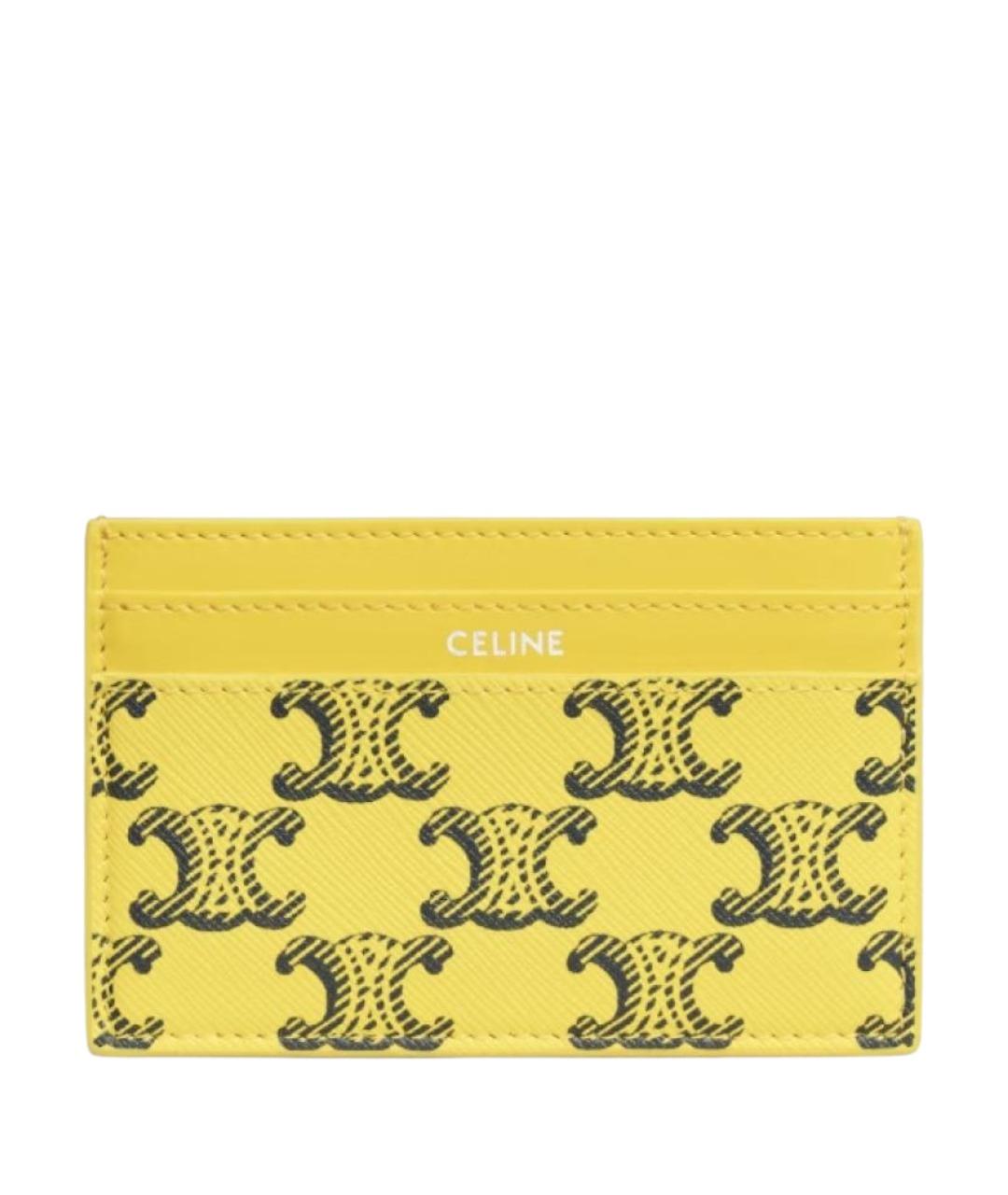 CELINE Желтый кардхолдер, фото 1