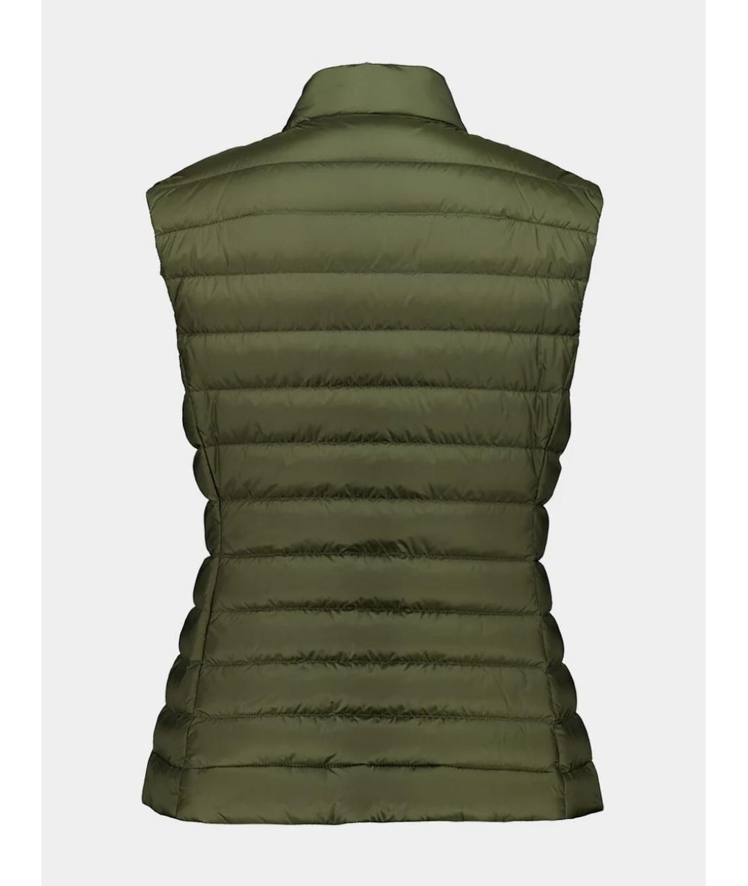 MONCLER Зеленый полиамидовый жилет, фото 2