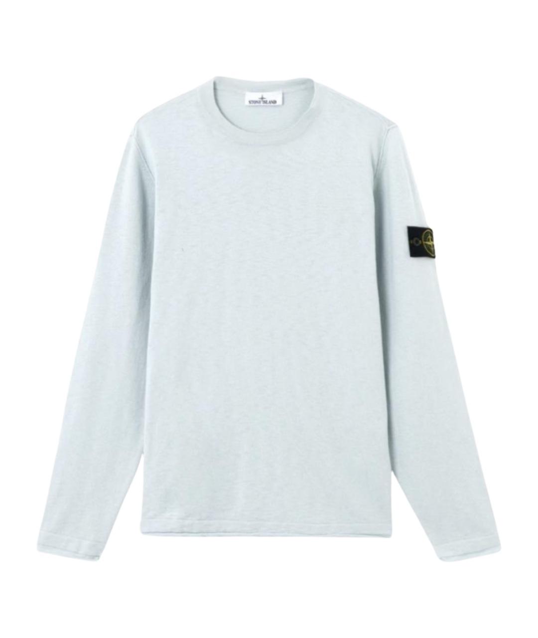 STONE ISLAND Голубой джемпер / свитер, фото 1