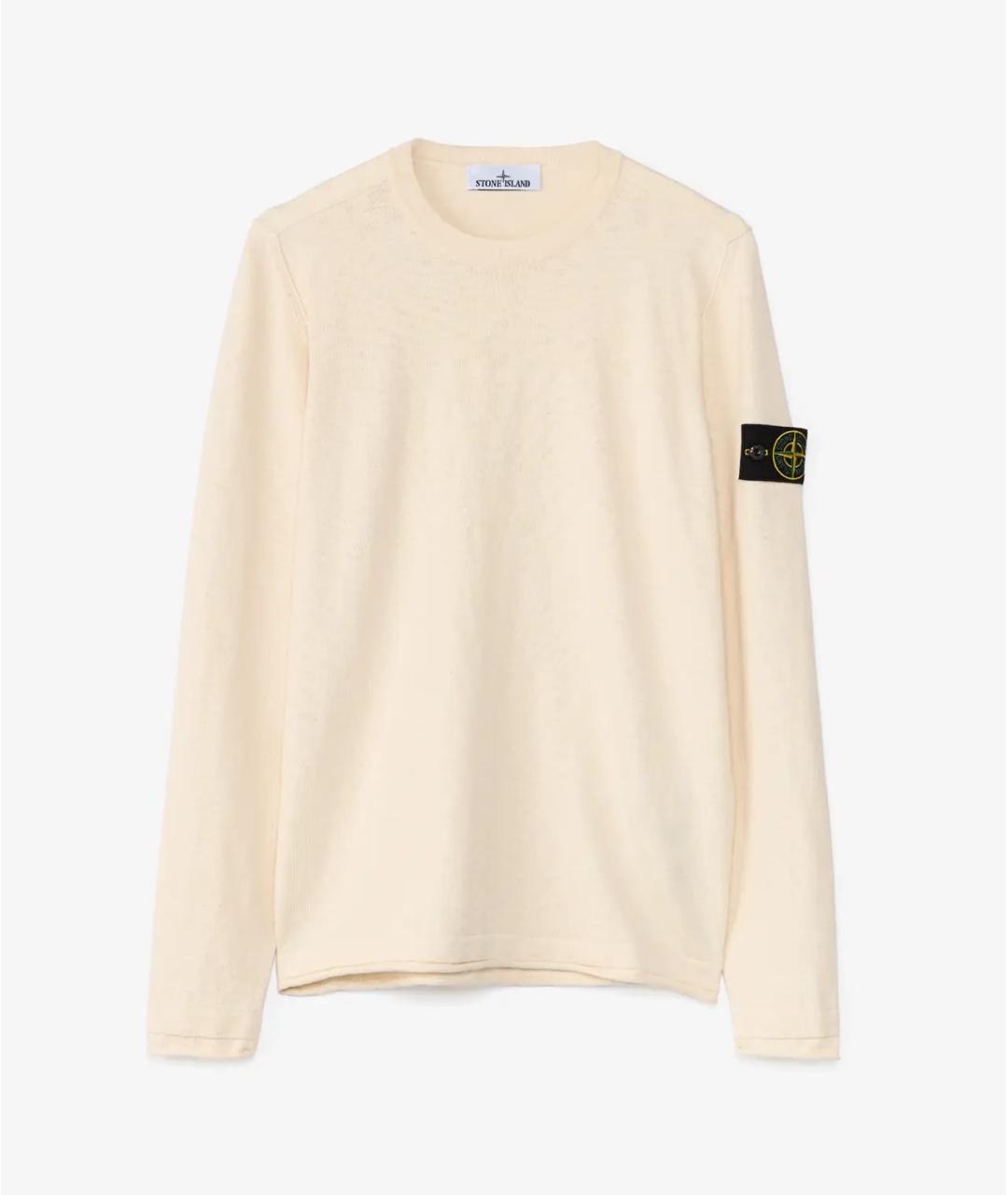 STONE ISLAND Бежевый джемпер / свитер, фото 5