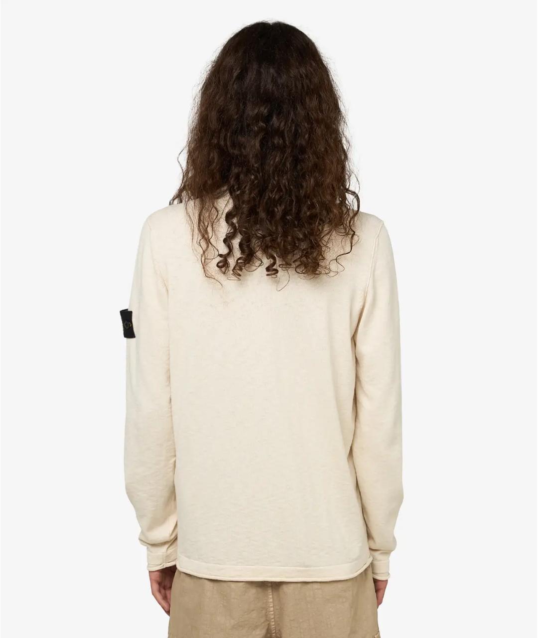 STONE ISLAND Бежевый джемпер / свитер, фото 4