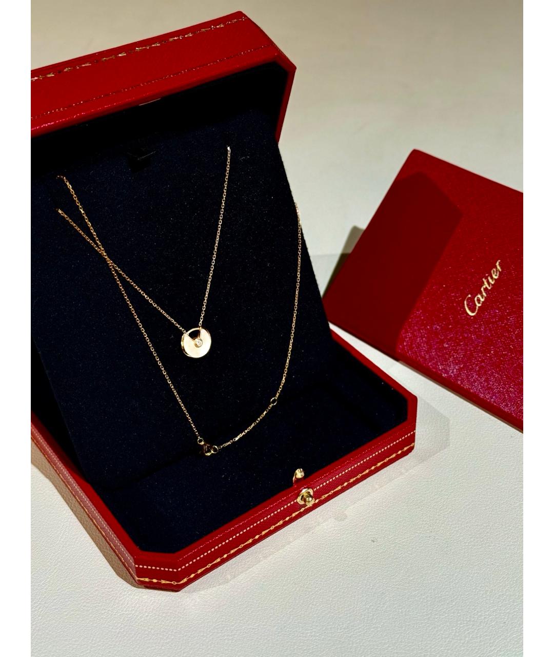 CARTIER Золотое колье из розового золота, фото 2