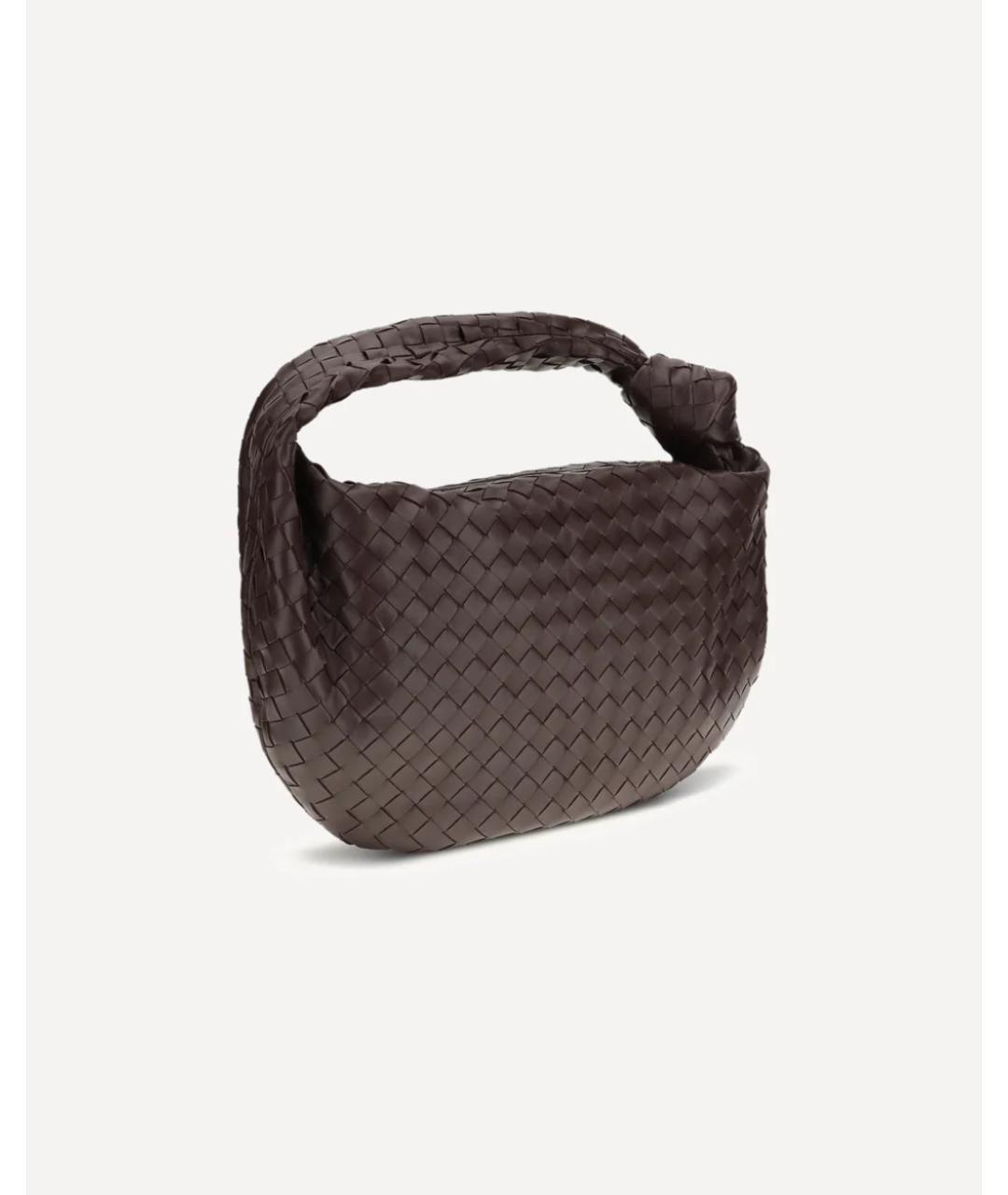 BOTTEGA VENETA Бордовая кожаная сумка через плечо, фото 3