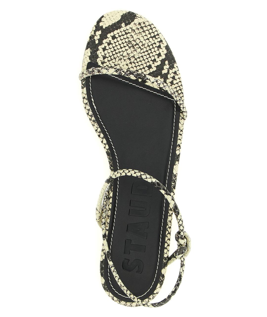 STAUD Мульти кожаные сандалии, фото 4