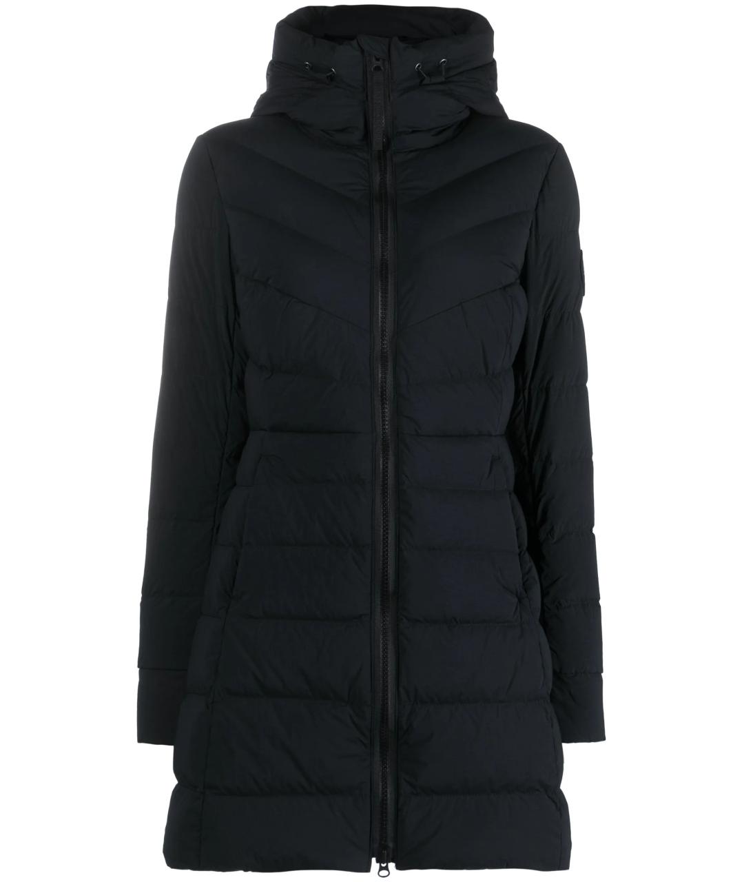 CANADA GOOSE Черное полиамидовое пальто, фото 1