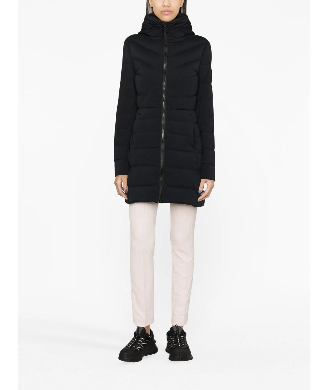 CANADA GOOSE Черное полиамидовое пальто, фото 2