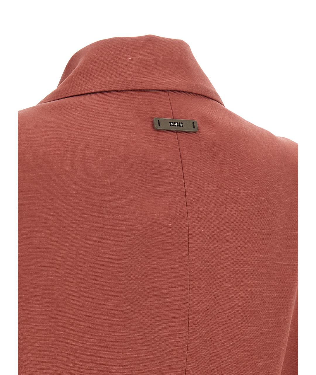 PESERICO Красный вискозный жилет, фото 4