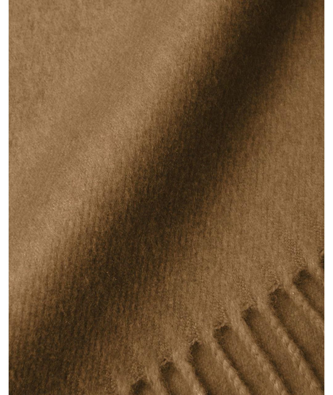 PRADA Коричневый кашемировый шарф, фото 2